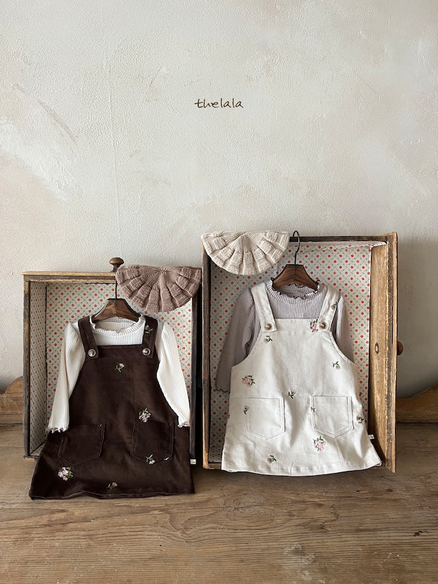 thelala / cream corduroy onepiece
