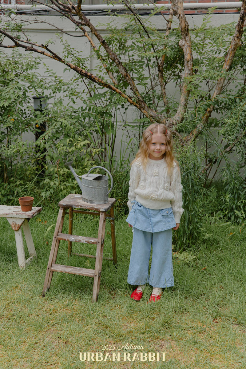urban rabbit / pocket wrap denim pants【for kids & Jr.】