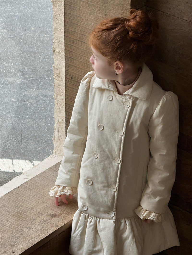 cheng le  / double slim padding coat 【for kids , jr 】