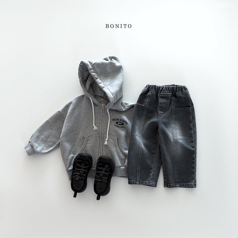 bonito / from bonito hood zip up 【for kids&Jr.】
