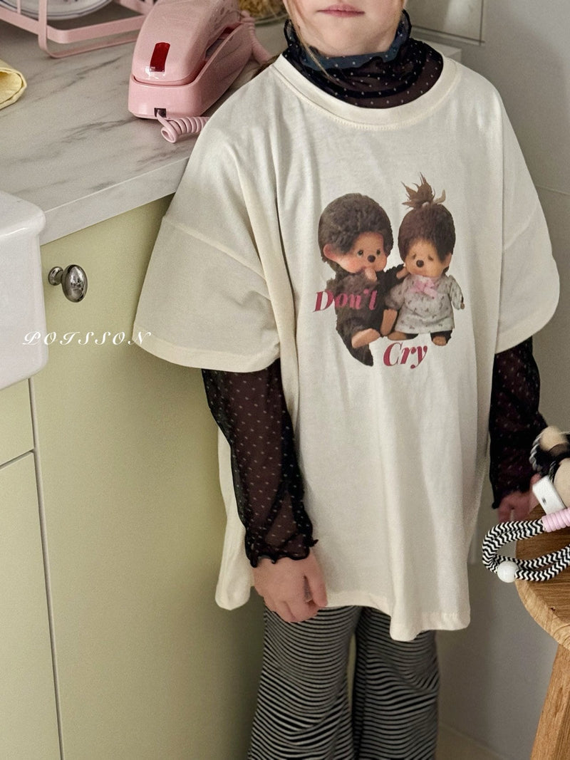 poisson / lace half tee【for kids &Jr.】