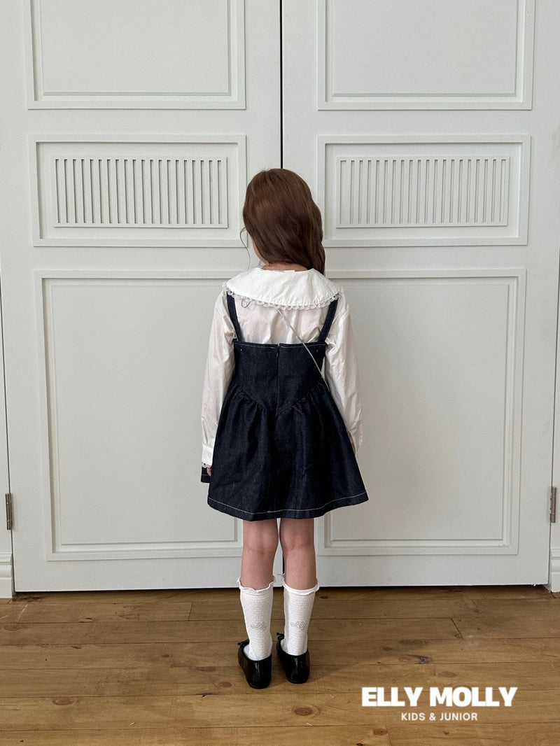 elly molly  / rose lace blouse【for kids, Jr. 】