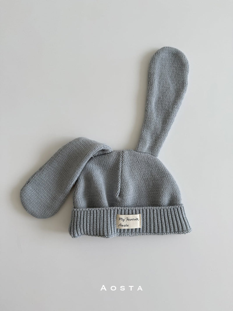 aosta / knit rabbit hat