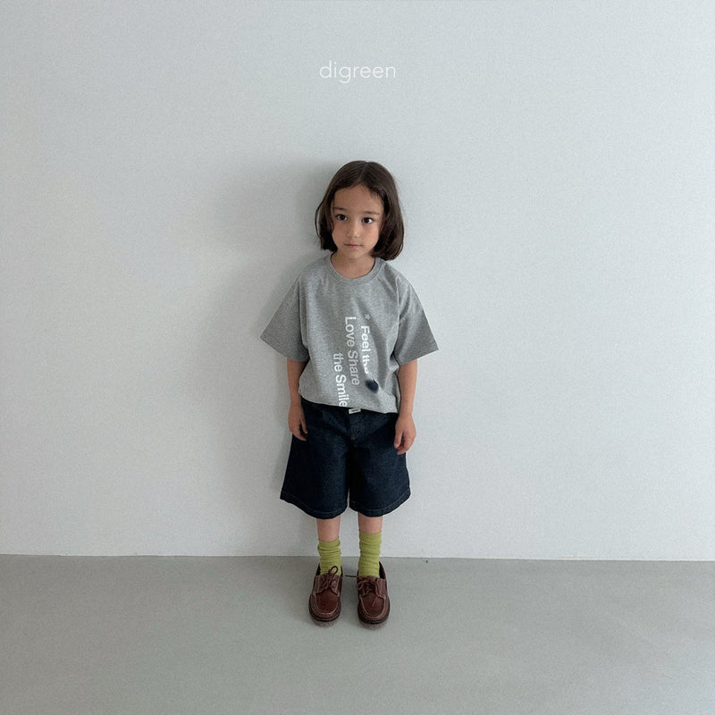 digreen / love share t-shirt【for kids】