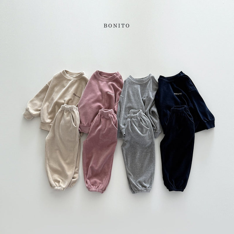 bonito / velours set up【for kids&Jr.】