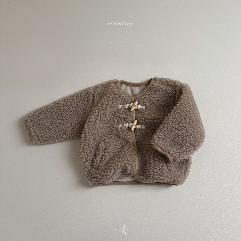 atomeme / fluffy jacket 【 for baby, kids 】