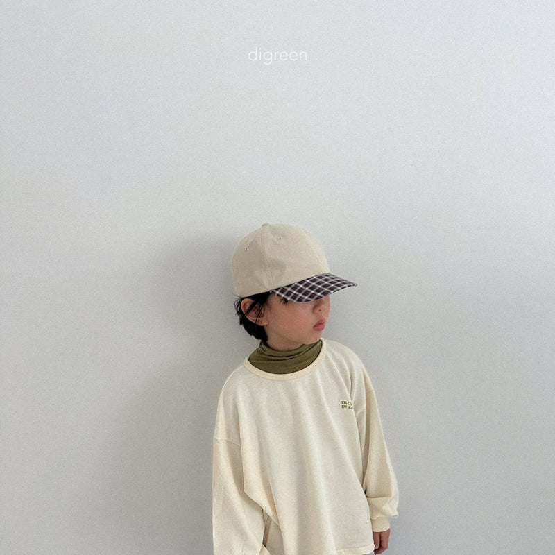digreen / under check cap【for kids】