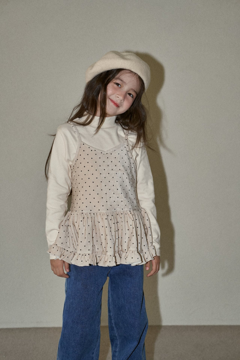 momo ann /  dot one-piece【for kids 】