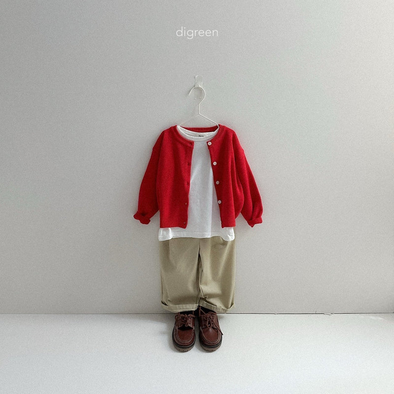 digreen / bay cardigan【for kids】