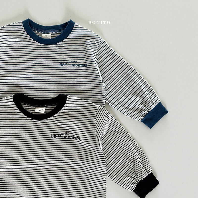 bonito / stripe moment tee