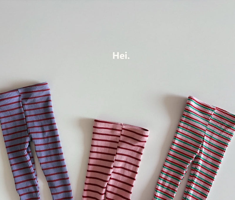 hei. / stripe leggings【for kids】
