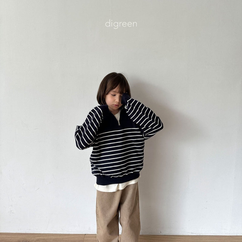 digreen / half zip-up nt