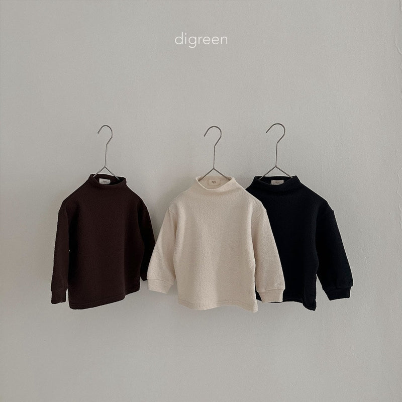 digreen / loose half neck tee