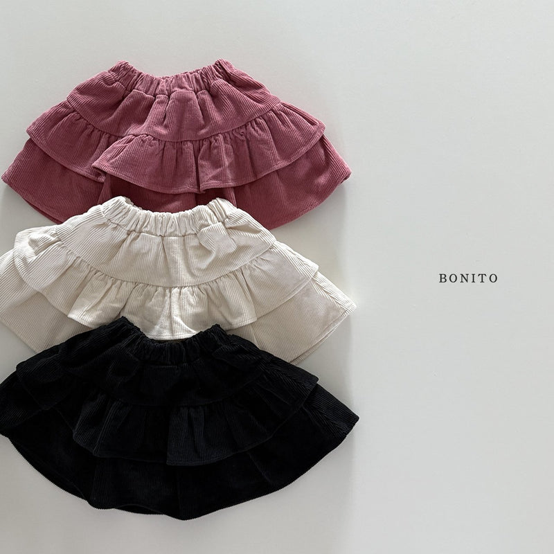 bonito / corduroy skirt【for kids&Jr.】