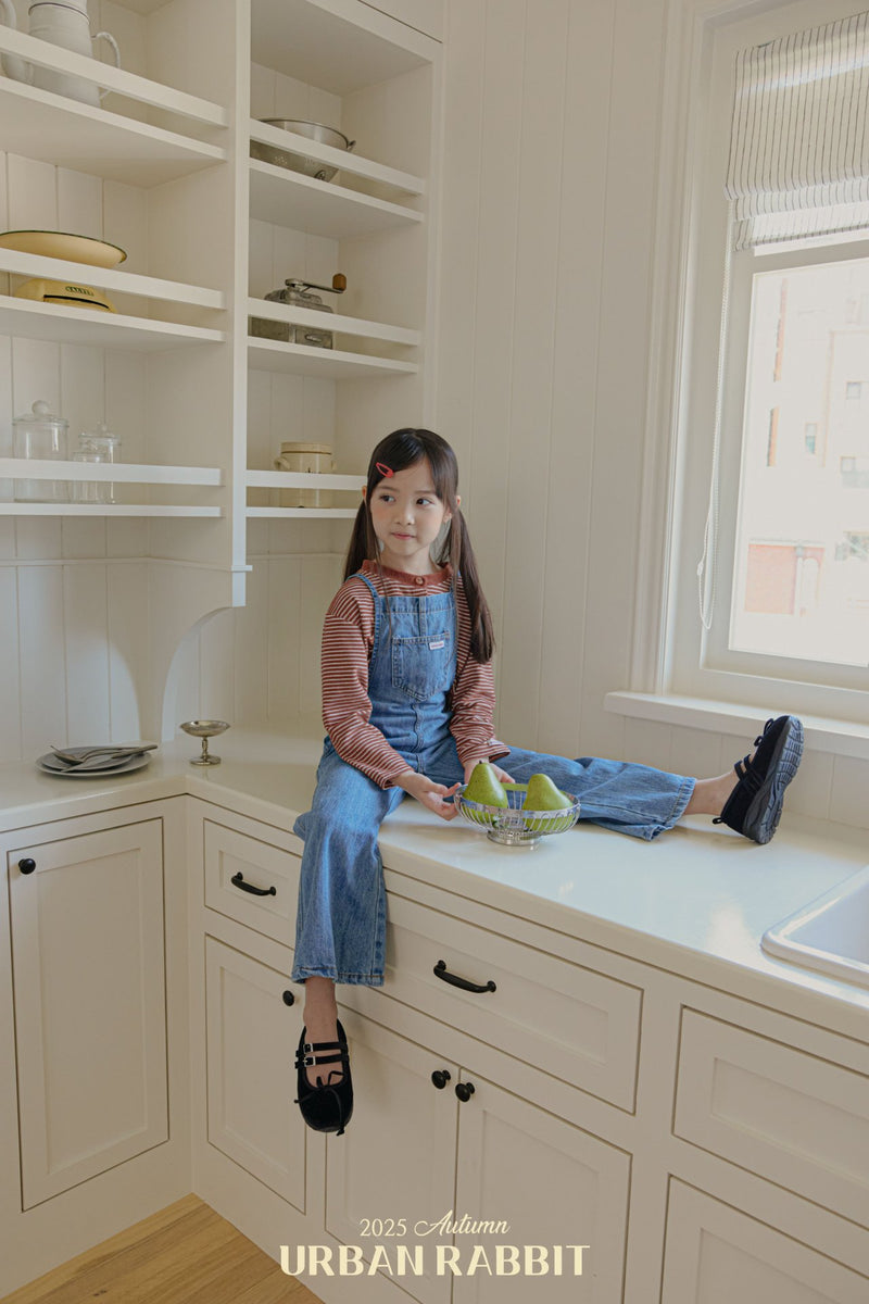 urban rabbit / denim boots cut overall【for kids & Jr.】