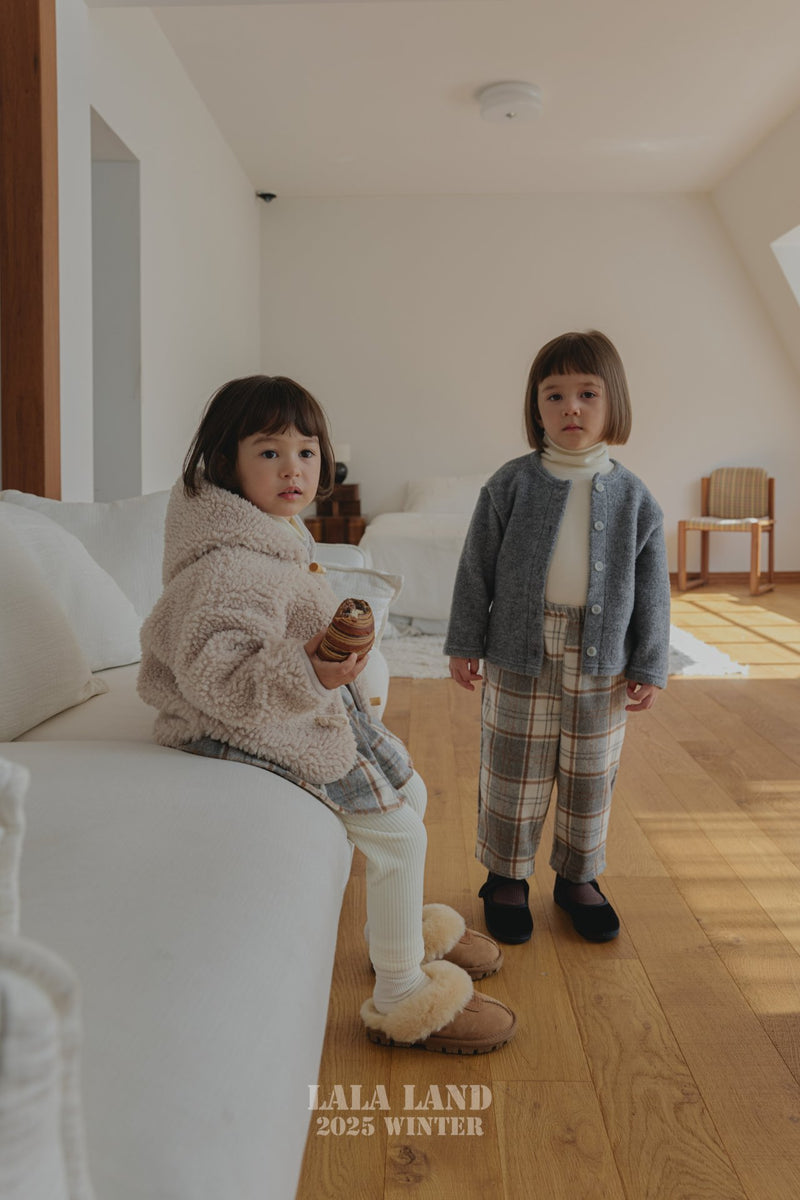 lalaland / bucket check skirt【for kids】