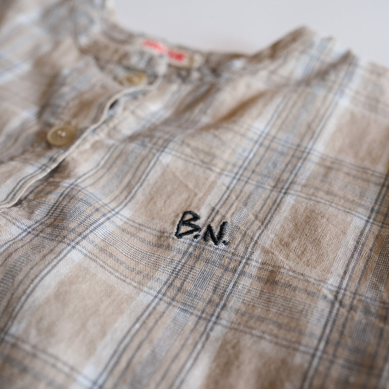 boneoune  / haribo check shirt 【for kids, Jr. 】