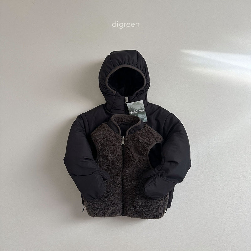 digreen / ANDUS padded jumper