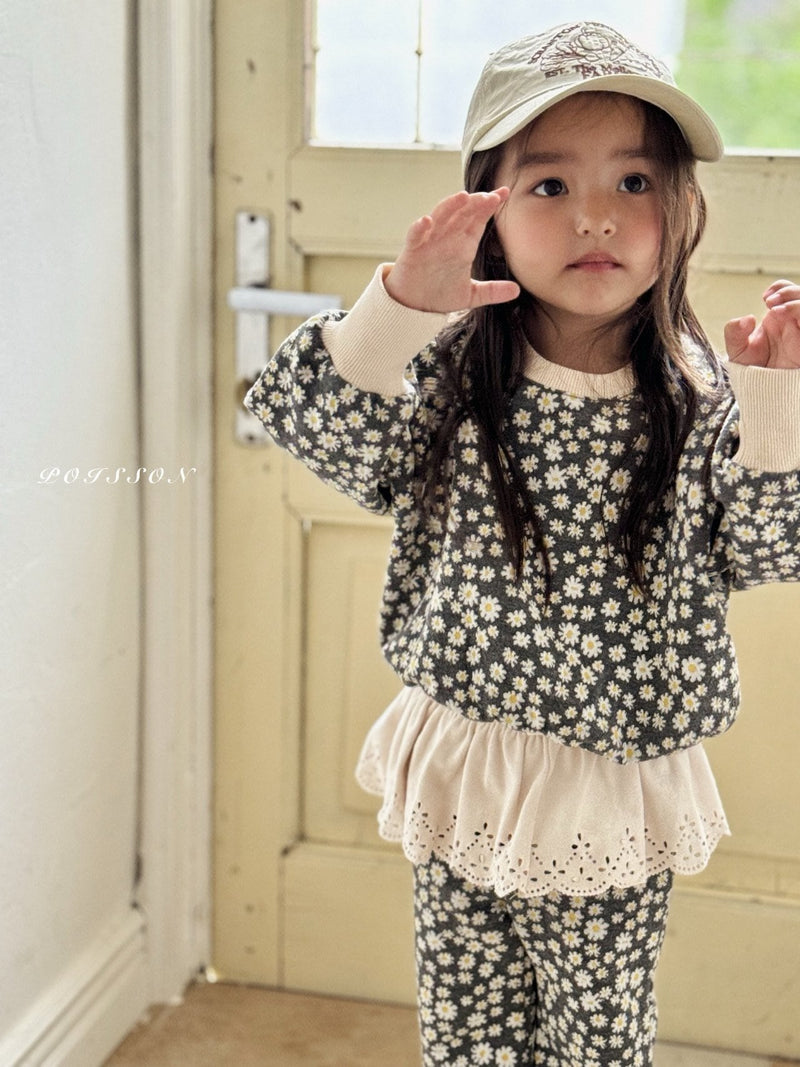 poisson / swade layered skirt【for kids &Jr.】