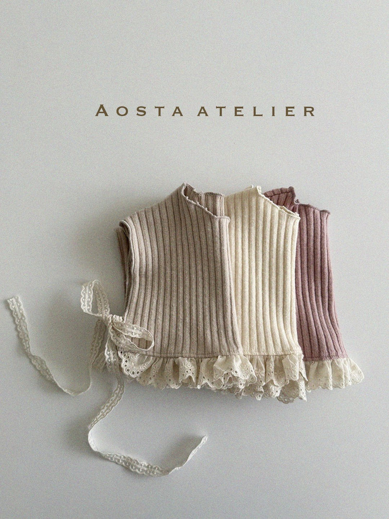 aosta / camellia frills vest