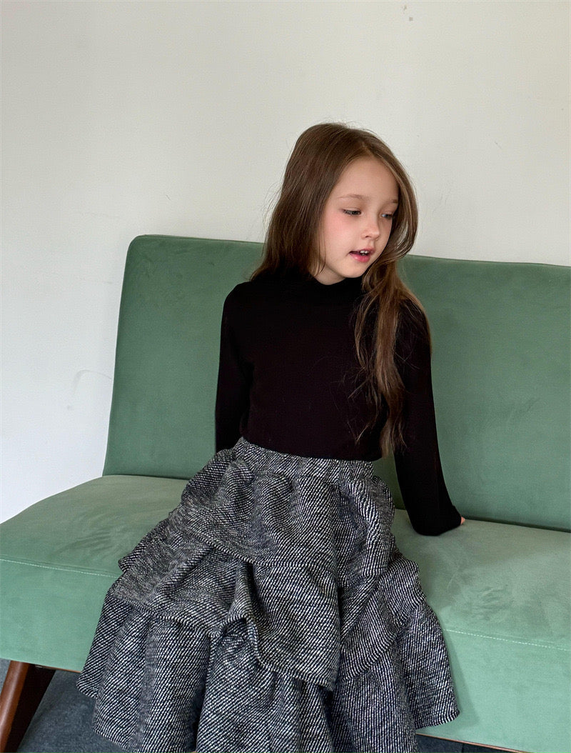 cheng le / tiered skirt 【for kids , jr】