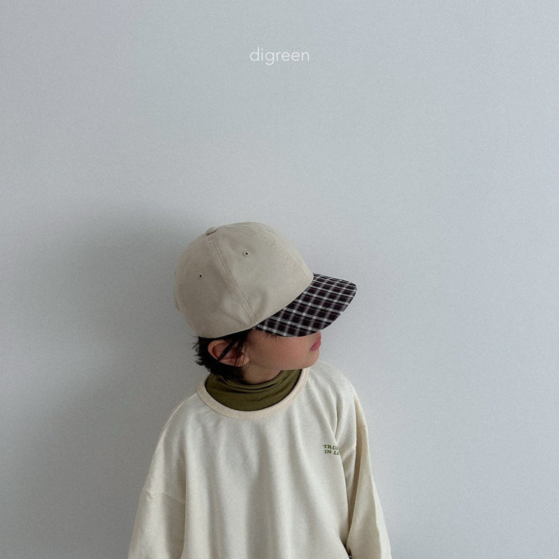 digreen / under check cap【for kids】