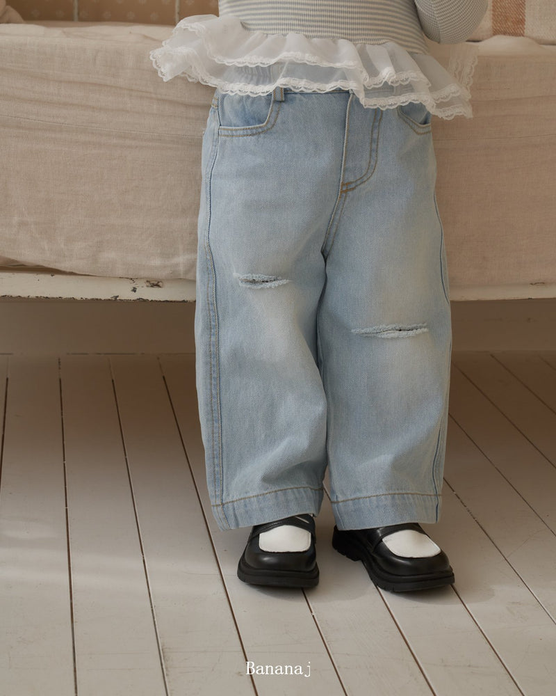 banana.j / chill denim pants【for kids & jr.】