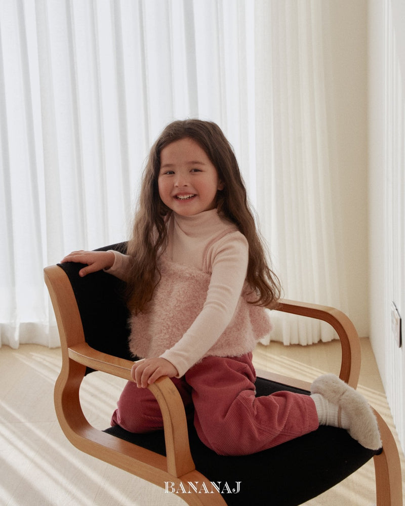 bananaj / cotton candy bustier top【for kids & jr.】