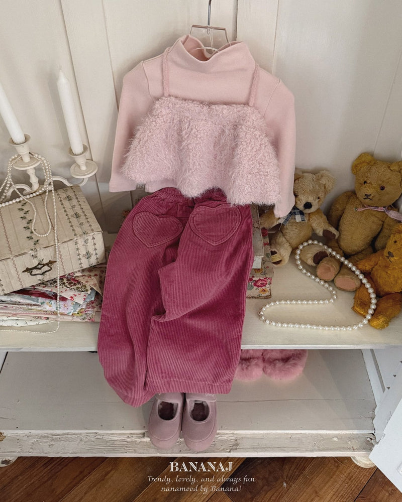 bananaj / cotton candy bustier top【for kids & jr.】