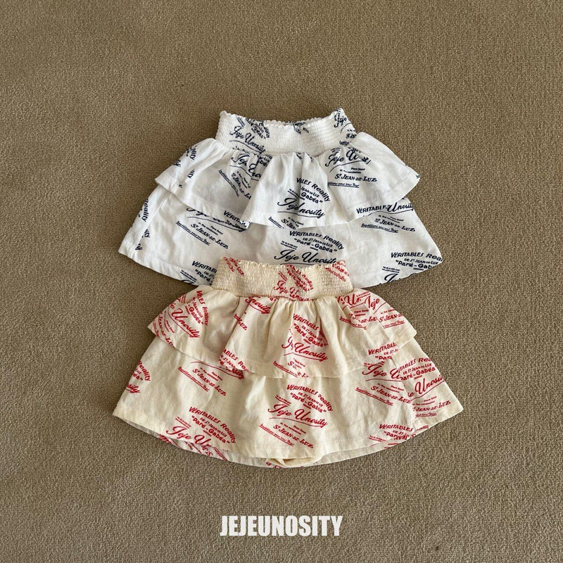 jejeunosity / jejeuno skirt【for kids & jr.】