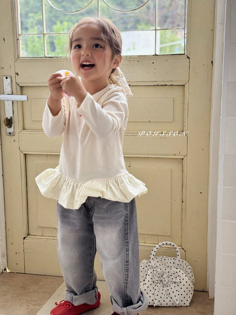 poisson / brush denim pants【for kids &Jr.】