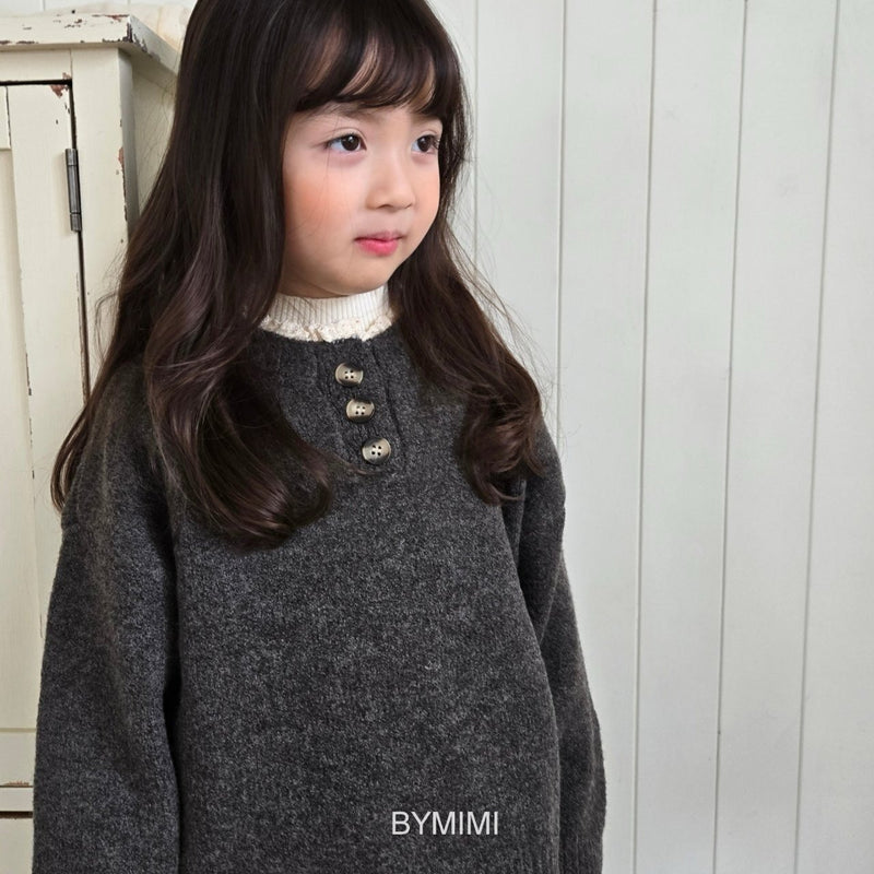 by mimi  / baguette knit tee【for kids , jr】