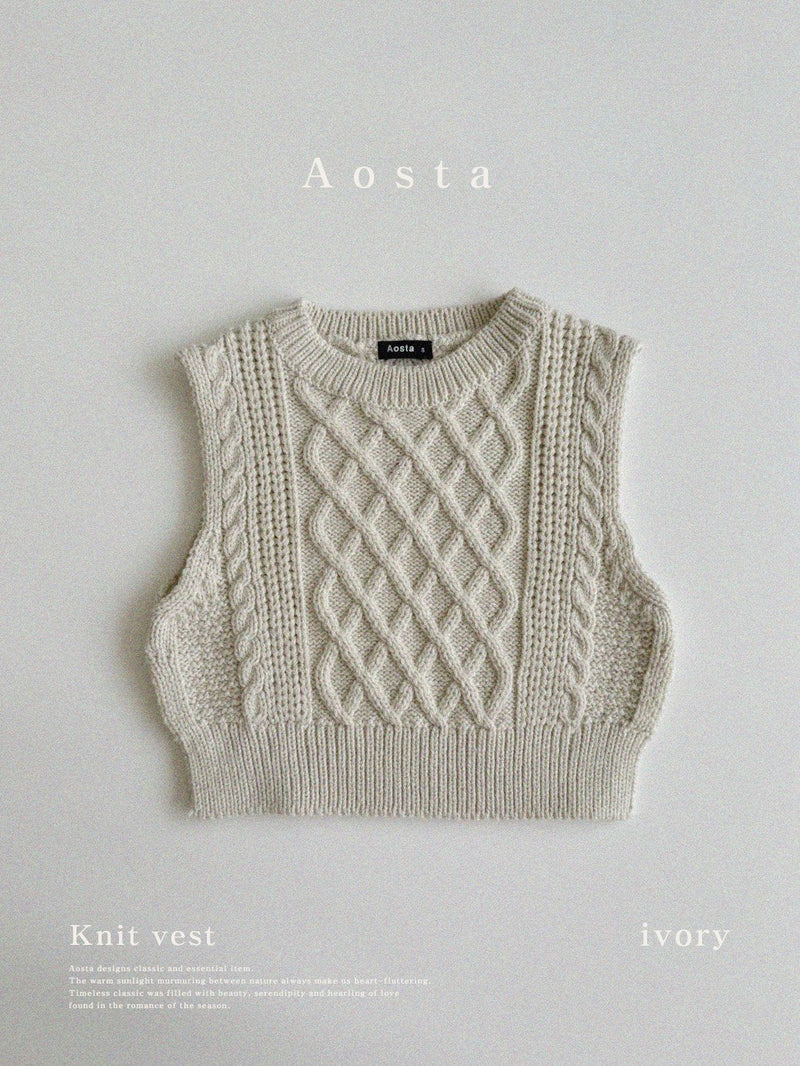 aosta / knit vest