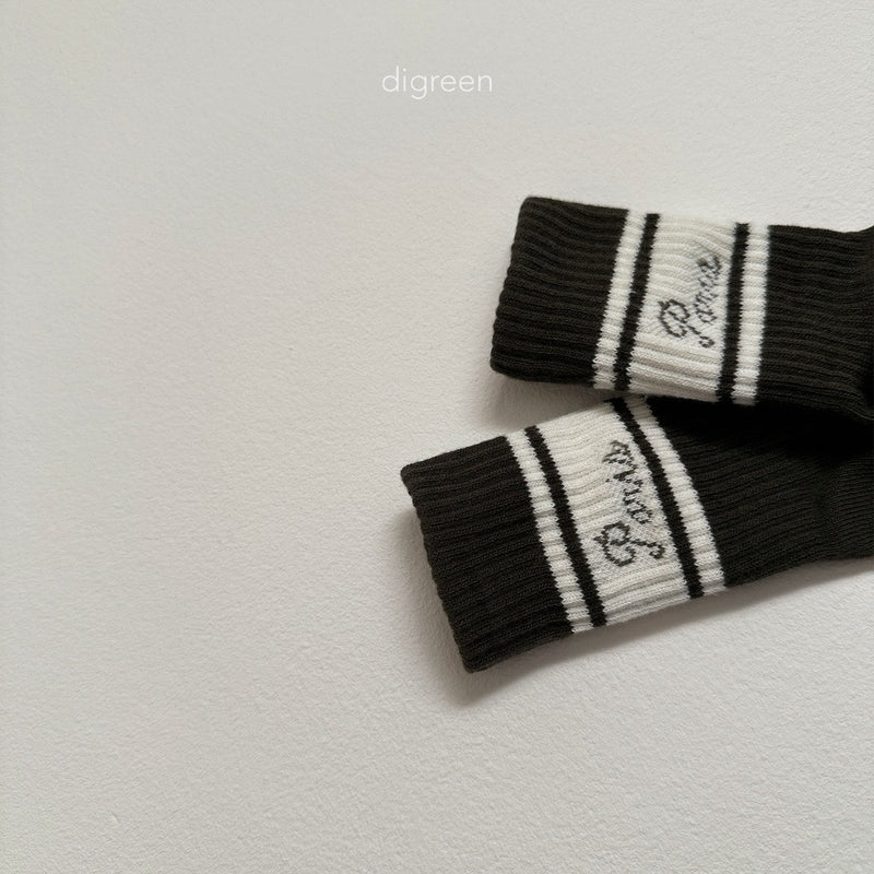 digreen / paris socks (3set)【for kids】