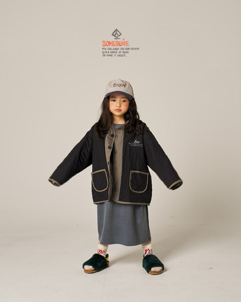 boneoune / loving pig long one-piece【for kids, Jr. 】