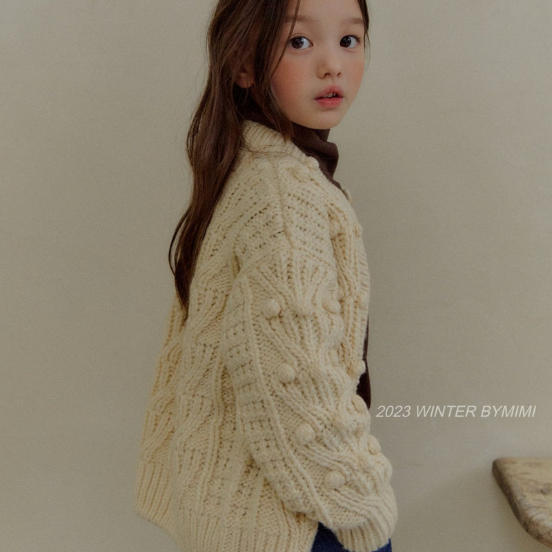 by mimi  / rose cardigan【for kids , jr】