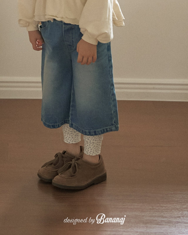 bananaj / lace banding leggings【for kids & jr.】