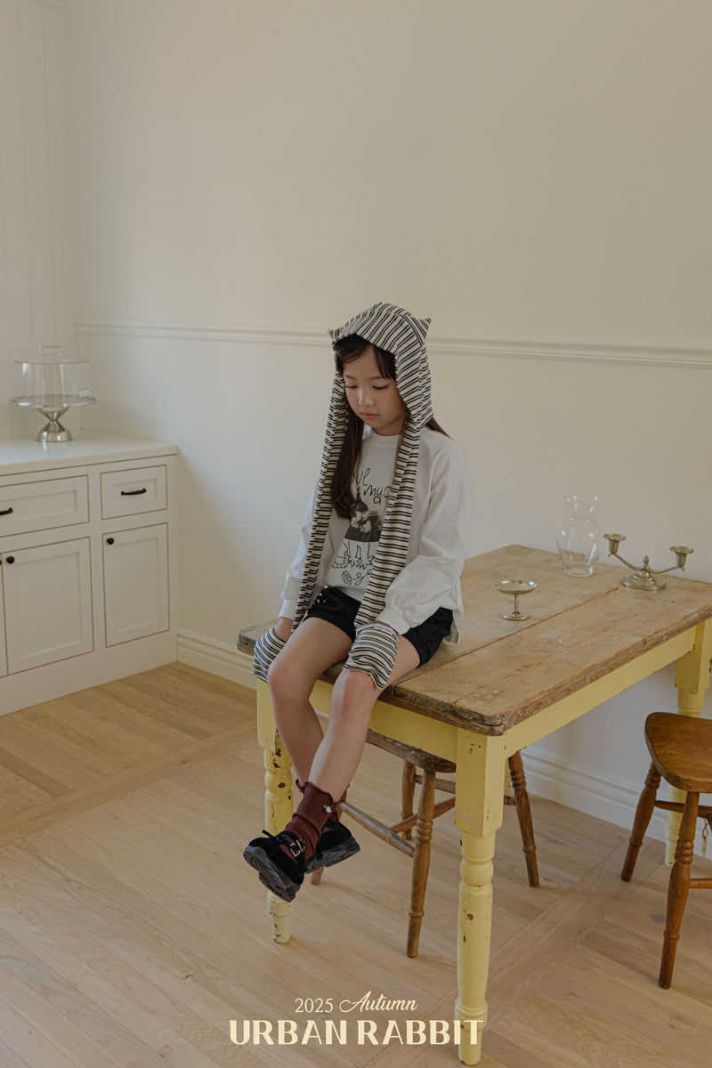 urban rabbit / my cat long t-shirt【for kids & Jr.】