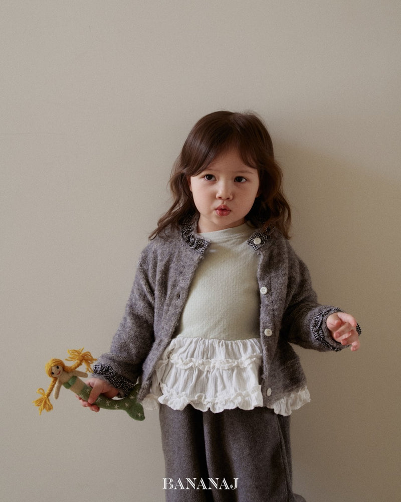 bananaj / jelly cardigan 【for kids & jr.】