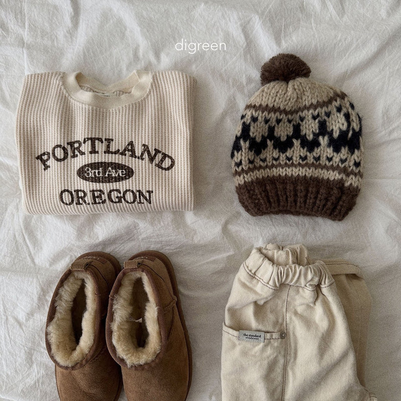 digreen / cowichan knit beanie