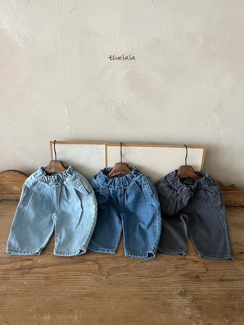 thelala / gogo blue denim pants