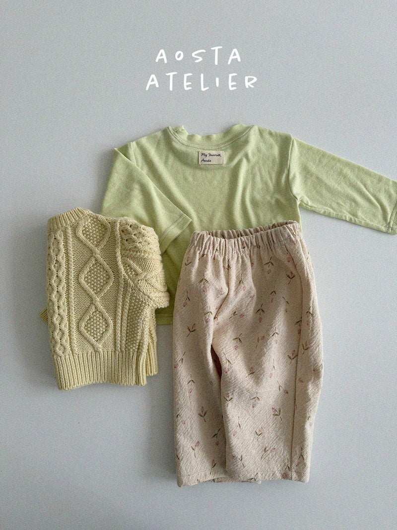 aosta / essential tee【for baby &kids】