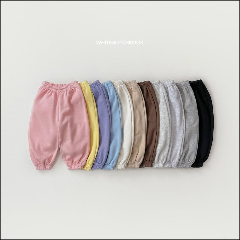 white sketch book / bosong jogger pants【for kids&Jr.】