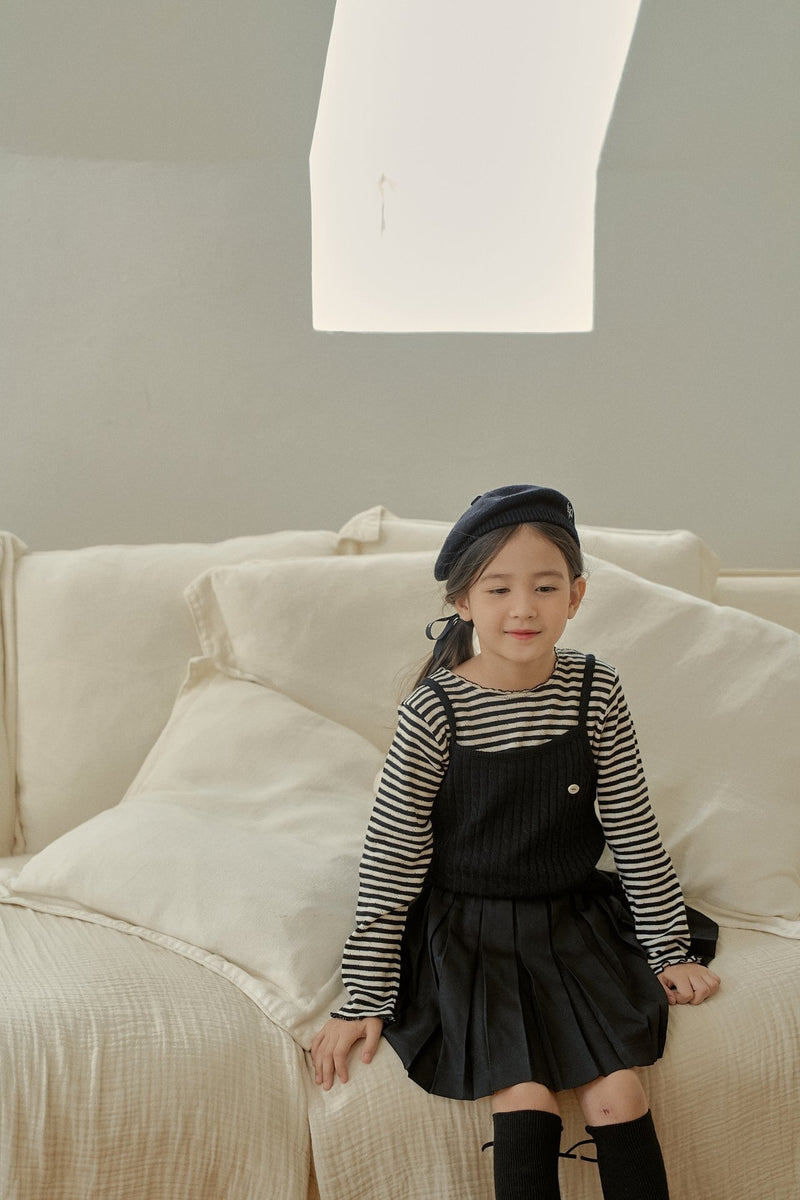 momo ann / knit bustier【for kids】