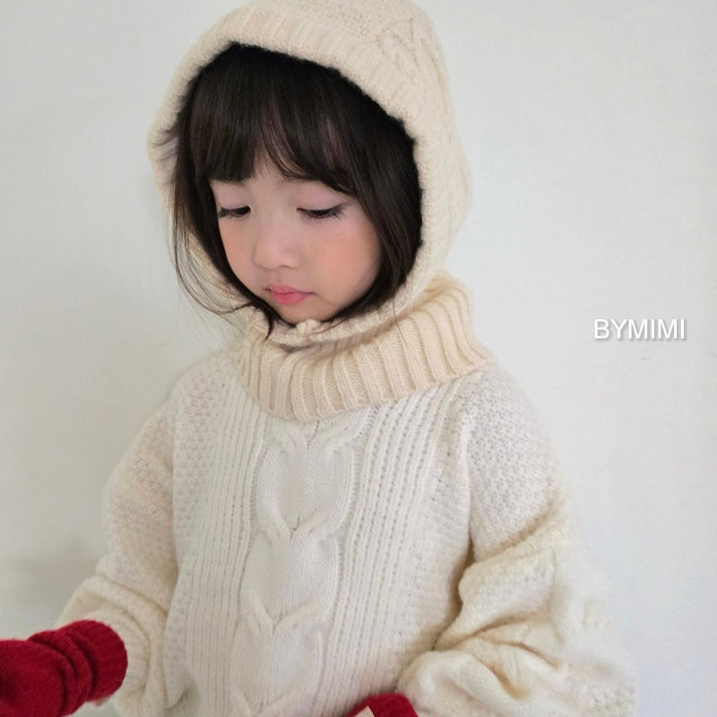 by mimi  / balloon knit tee【for kids , jr】