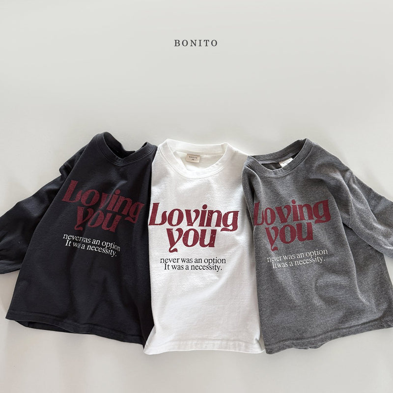 bonito / loving you shibori t【for kids&Jr.】