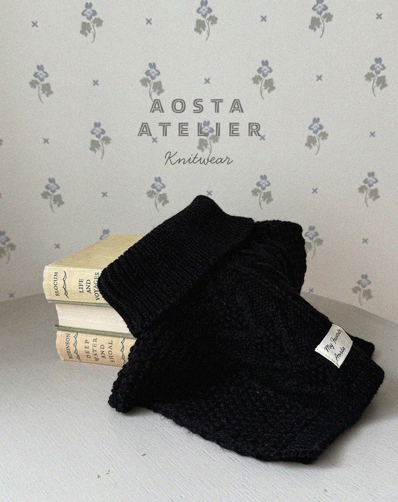 aosta / knit neck warmer