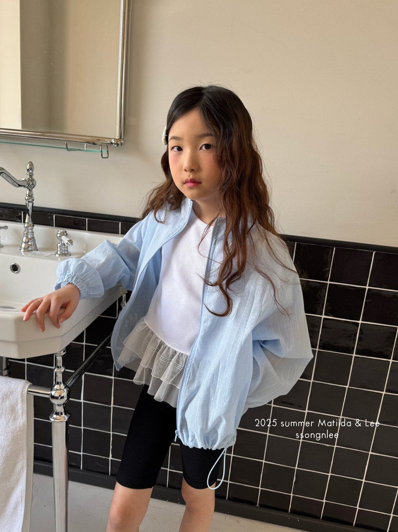 matilda & lee / flow crop tee【for kids&Jr.】