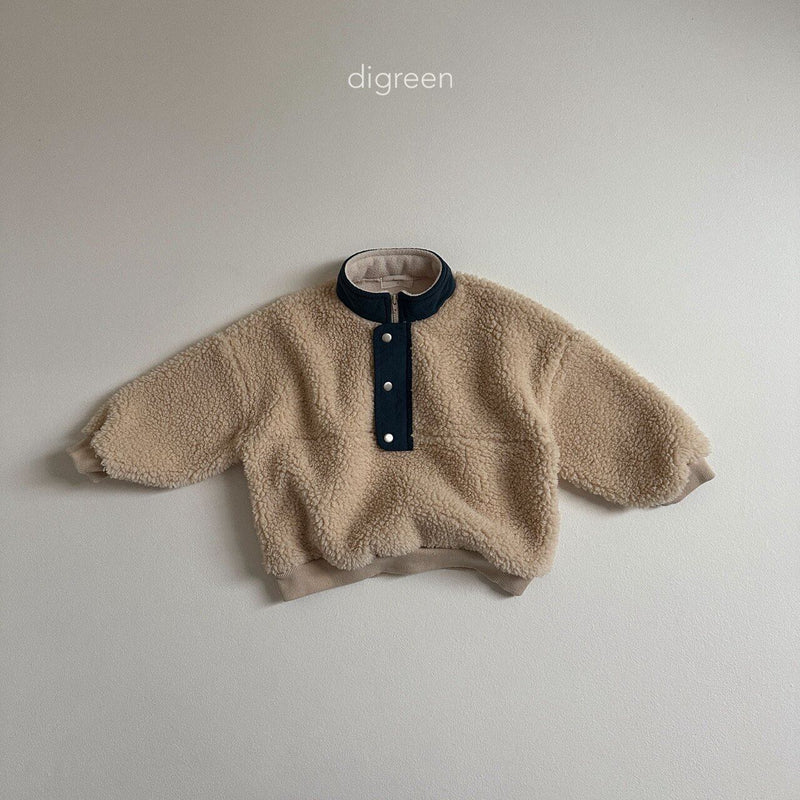 digreen / fleece half zipup mtm