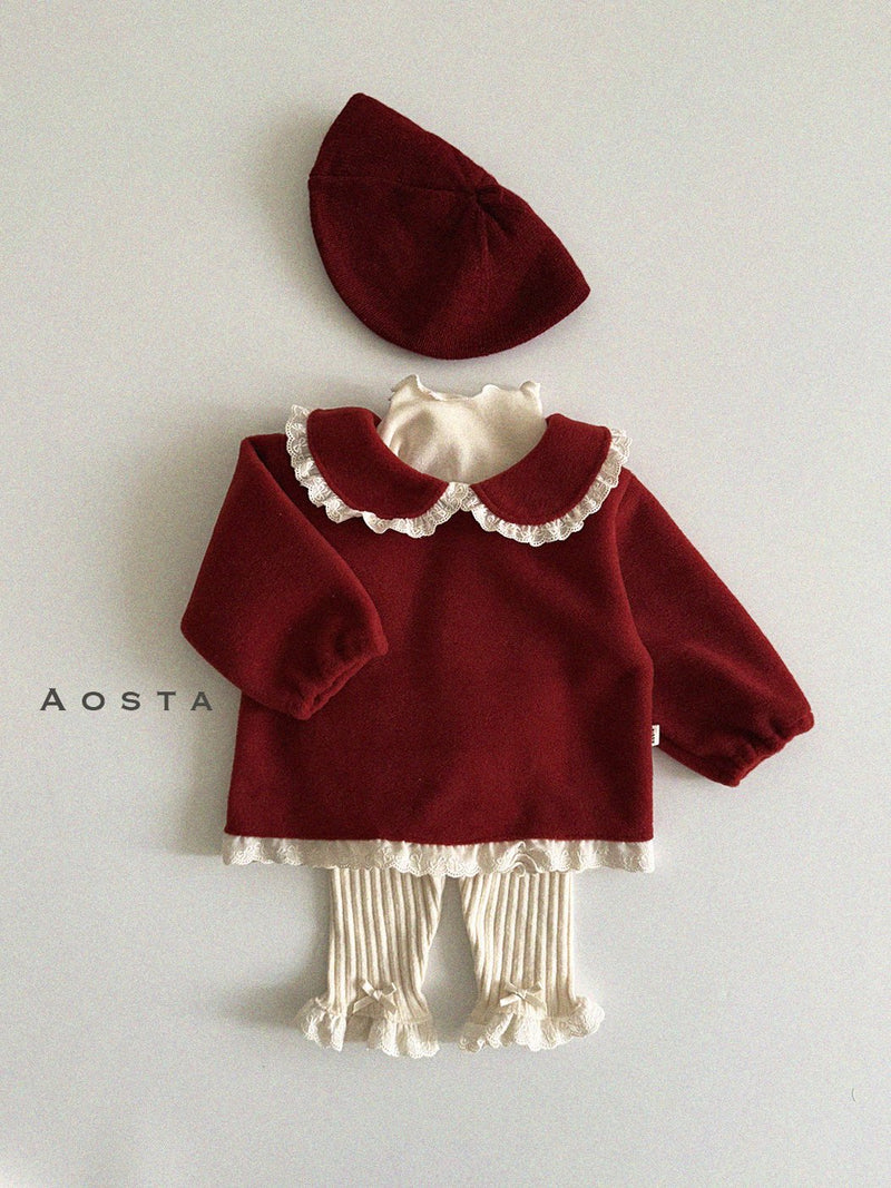 aosta / winter frills blouse